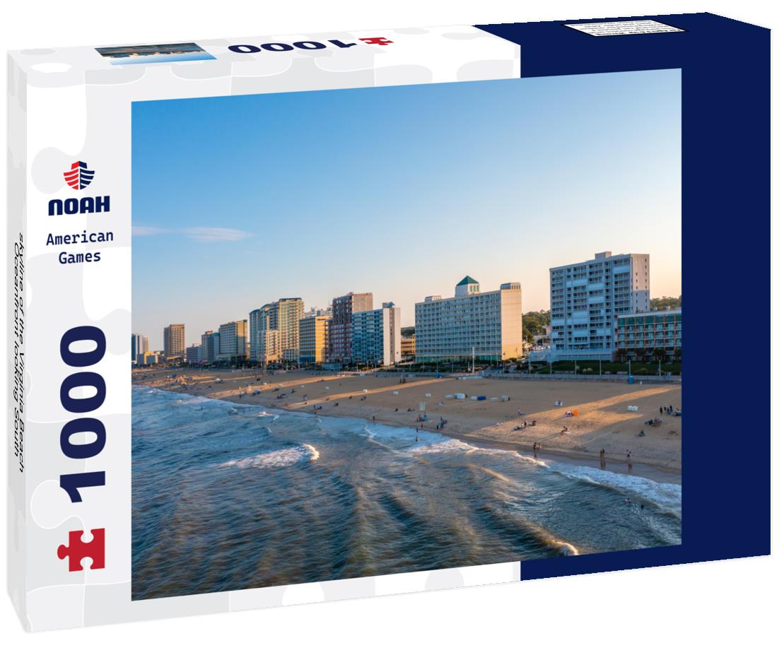 Noah Jigsaw Puzzle skyline of the Virginia Beach Oceanfront looking South 1000 pieces