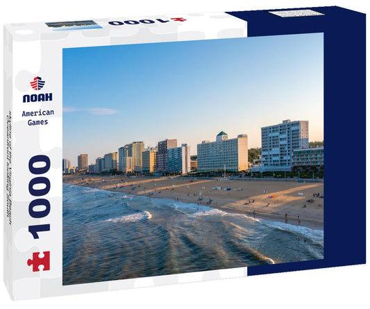Noah Jigsaw Puzzle skyline of the Virginia Beach Oceanfront looking South 1000 pieces