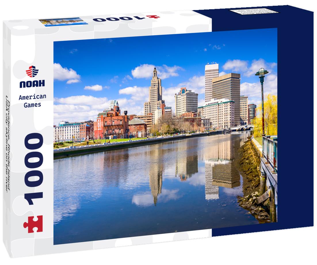 Noah Jigsaw Puzzle Providence, Rhode Island, USA city skyline on the river 1000 pieces