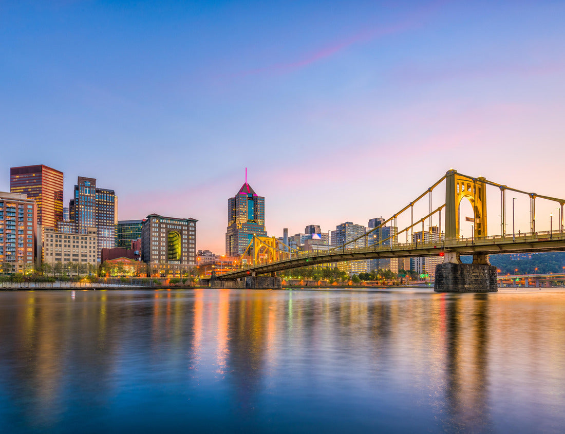 Noah Jigsaw Puzzle Pittsburgh, Pennsylvania, USA city skyline on the river 1000 pieces