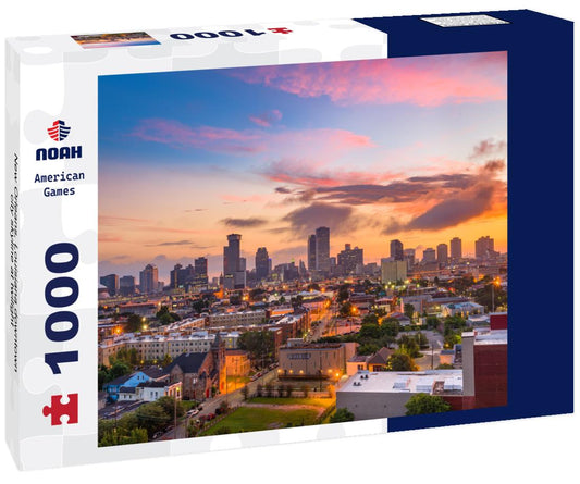 Noah Jigsaw Puzzle New Orleans, Louisiana downtown city skyline at twilight 1000 pieces