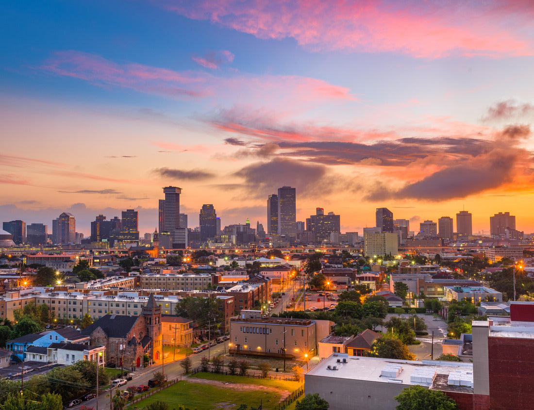 Noah Jigsaw Puzzle New Orleans, Louisiana downtown city skyline at twilight 1000 pieces