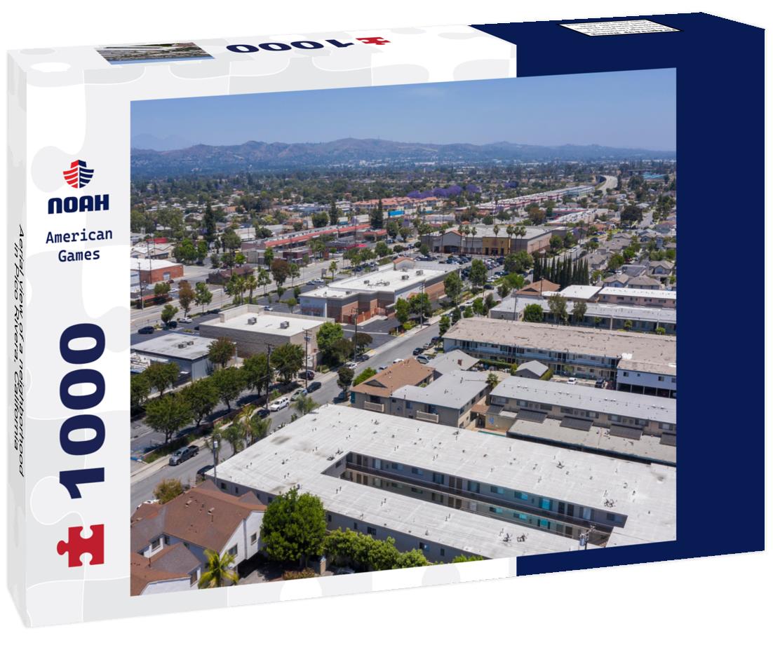 Noah Jigsaw Puzzle Aerial view of a neighborhood in Pico Rivera, California 1000 pieces