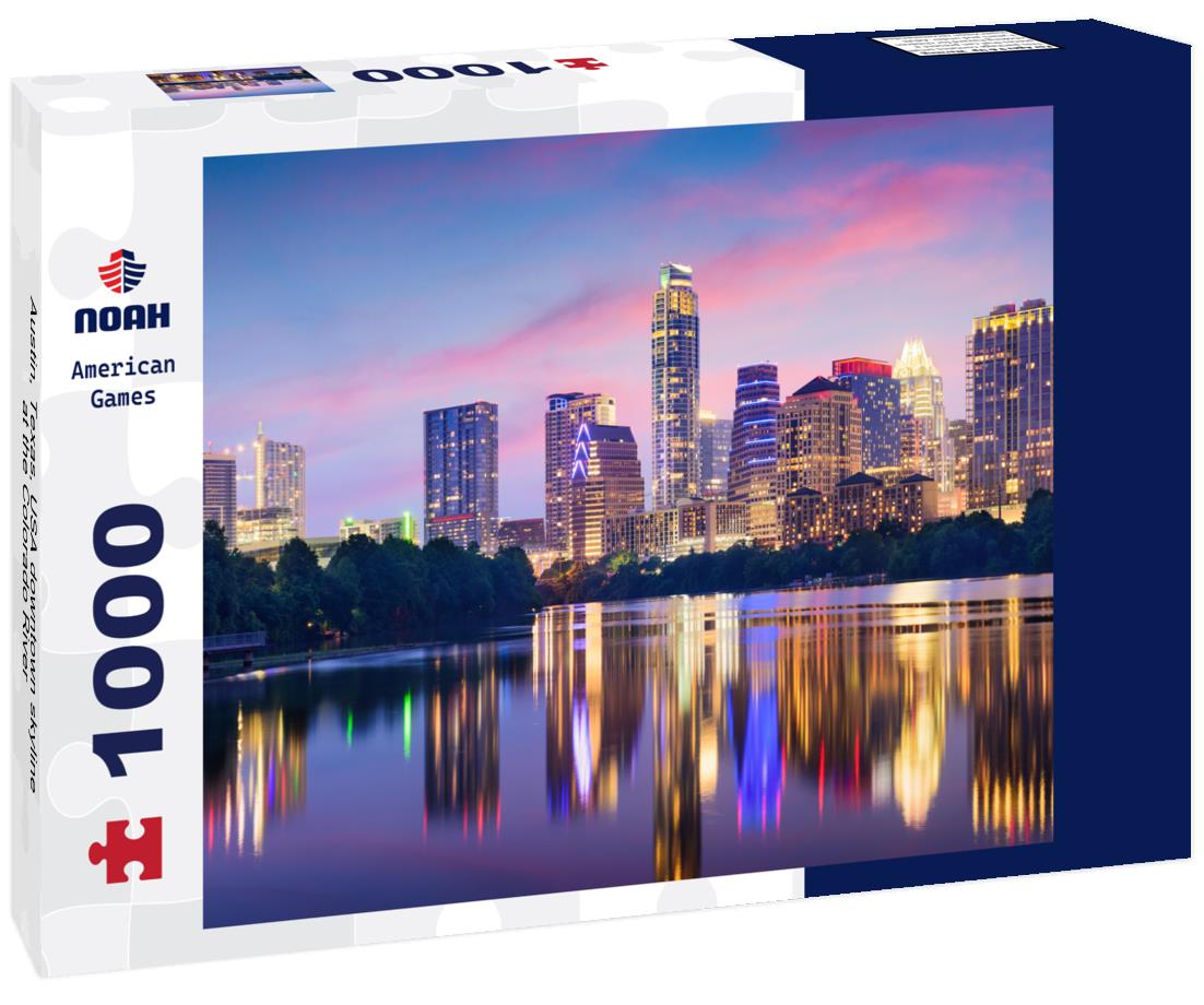 Noah Jigsaw Puzzle Austin, Texas, USA downtown skyline at the Colorado River 1000 pieces