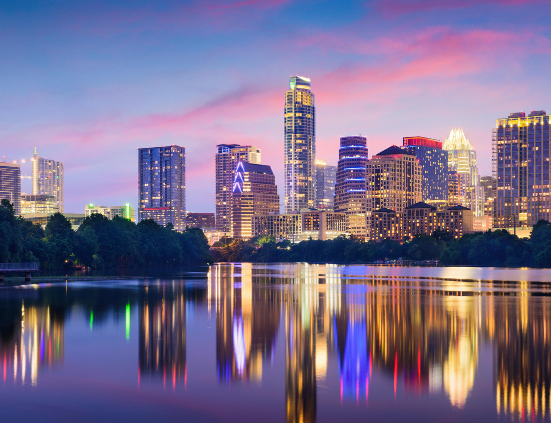 Noah Jigsaw Puzzle Austin, Texas, USA downtown skyline at the Colorado River 1000 pieces