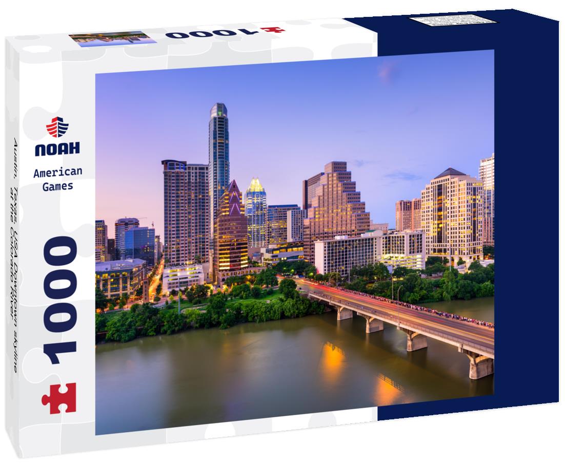 Noah Jigsaw Puzzle Austin, Texas, USA Downtown skyline at the Colorado River 1000 pieces