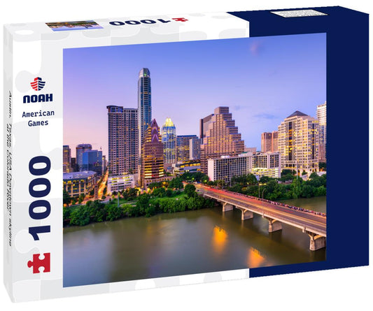 Noah Jigsaw Puzzle Austin, Texas, USA Downtown skyline at the Colorado River 1000 pieces