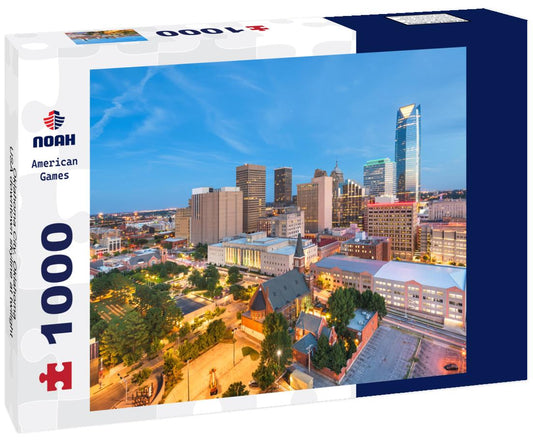 Noah Jigsaw Puzzle Oklahoma City, Oklahoma, USA downtown skyline at twilight 1000 pieces