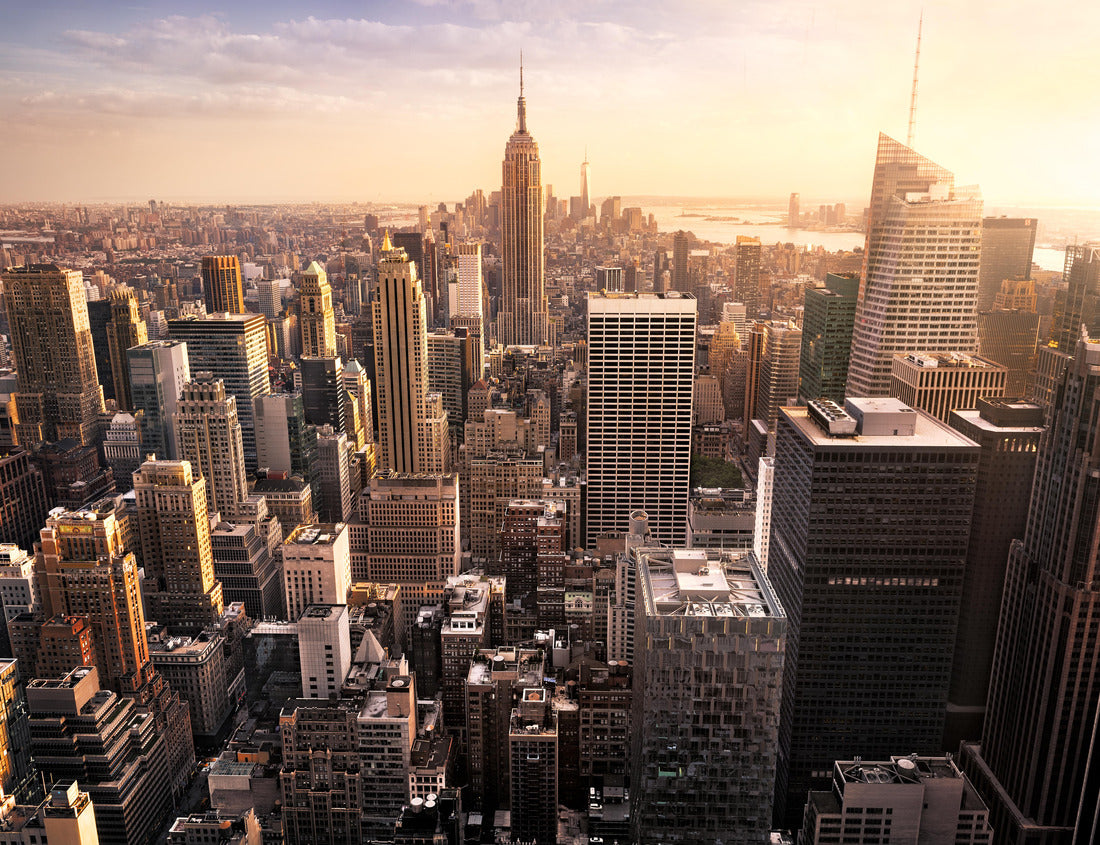 Noah Jigsaw Puzzle New York City skyline with urban skyscrapers at sunset, USA 1000 pieces