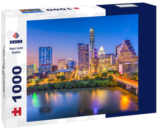 Noah Jigsaw Puzzle Austin, Texas, USA Downtown skyline over the Colorado River 1000 pieces