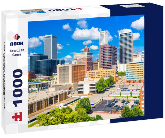 Noah Jigsaw Puzzle Tulsa, Oklahoma, USA downtown city skyline in the afternoon 1000 pieces
