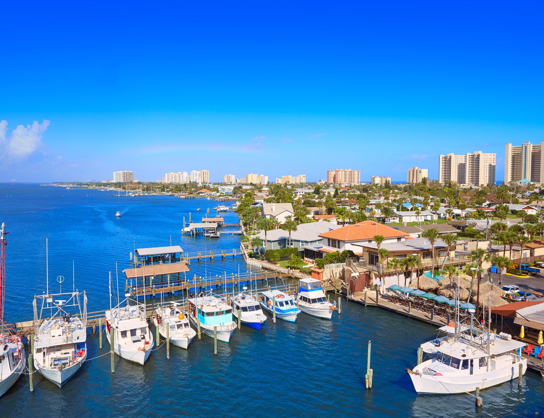 Noah Jigsaw Puzzle Daytona Beach in Florida aerial at Port Orange marina of USA 1000 pieces
