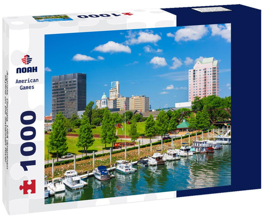 Noah Jigsaw Puzzle Augusta, Georgia, USA downtown skyline on the Savannah River 1000 pieces