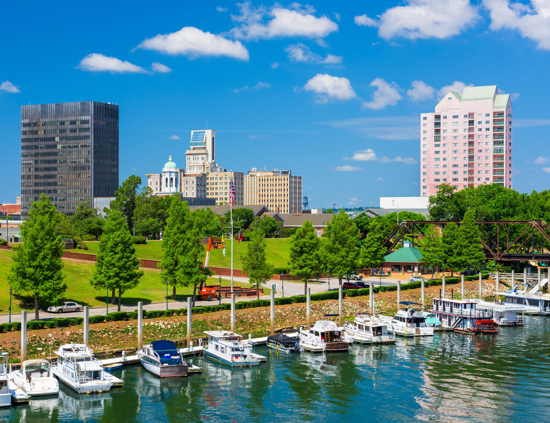 Noah Jigsaw Puzzle Augusta, Georgia, USA downtown skyline on the Savannah River 1000 pieces