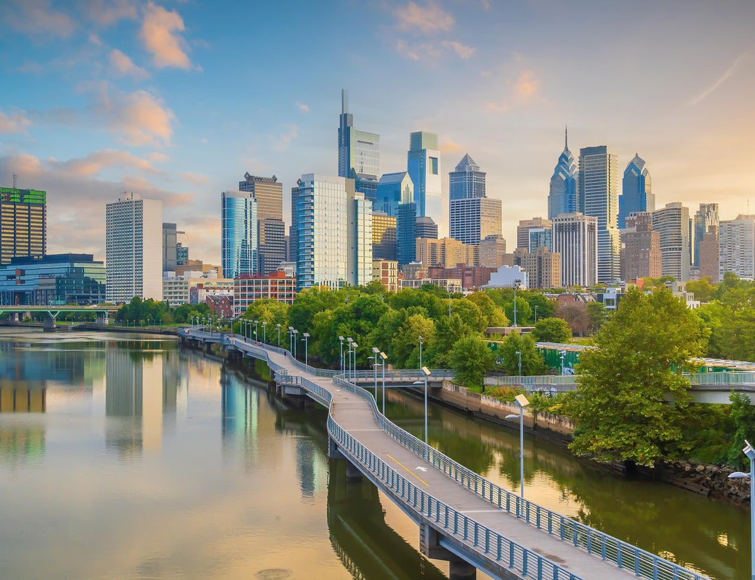 Noah Jigsaw Puzzle Philadelphia city center skyline, cityscape Pennsylvania USA 1000 pieces