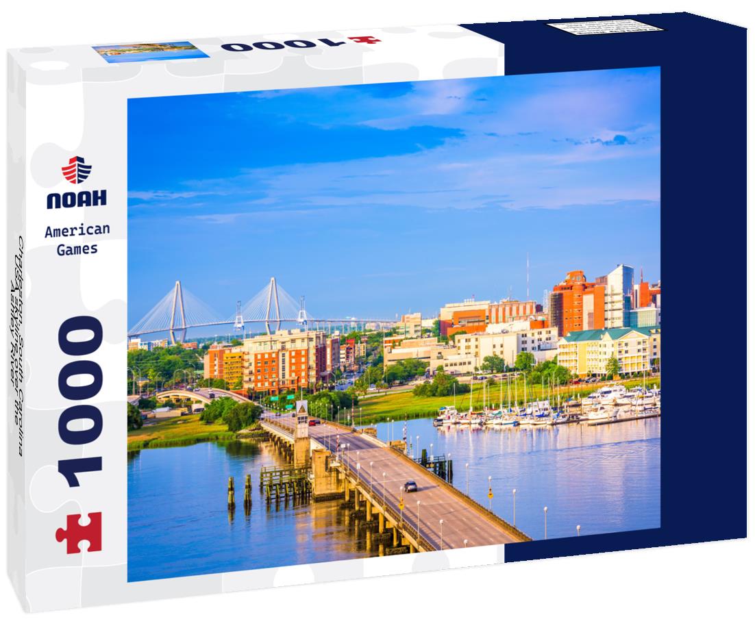 Noah Jigsaw Puzzle Charleston, South Carolina, USA skyline over the Ashley River 1000 pieces