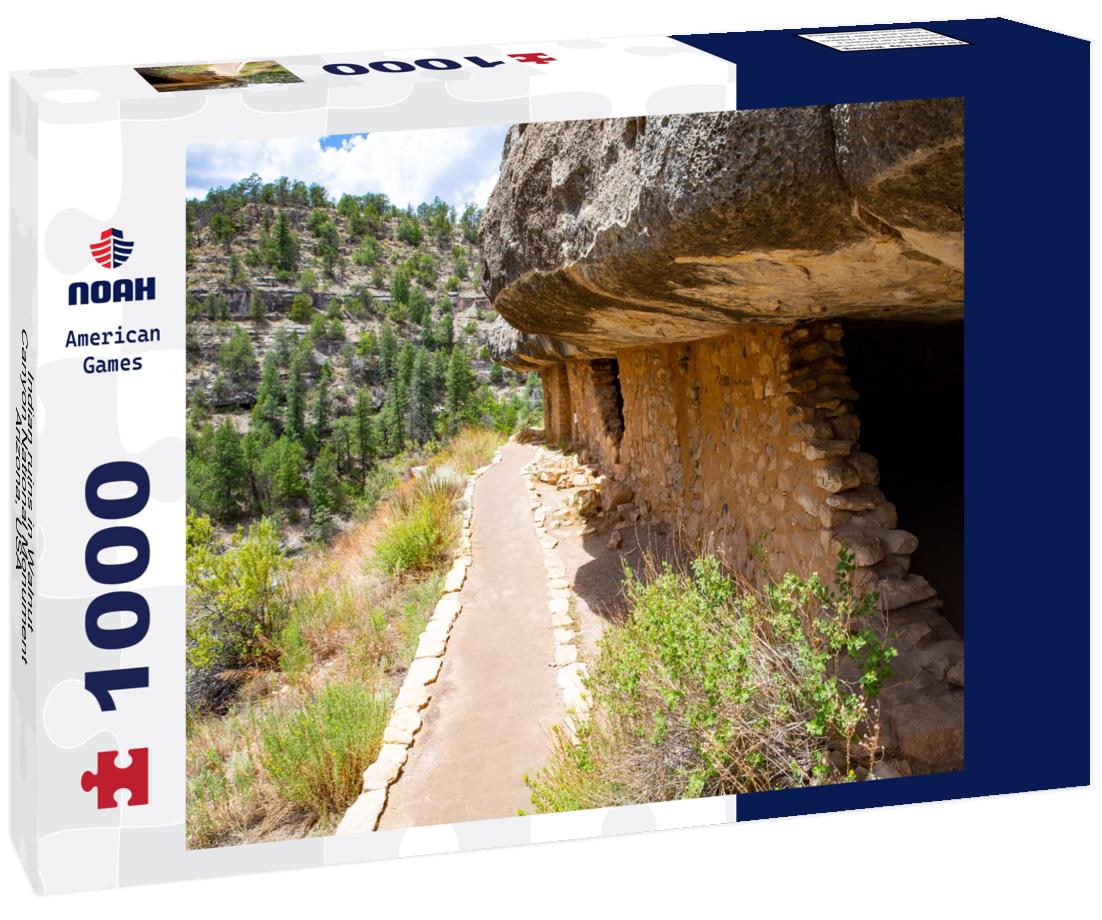 Noah Jigsaw Puzzle Indian ruins in Walnut Canyon National Monument, Arizona, USA 1000 pieces