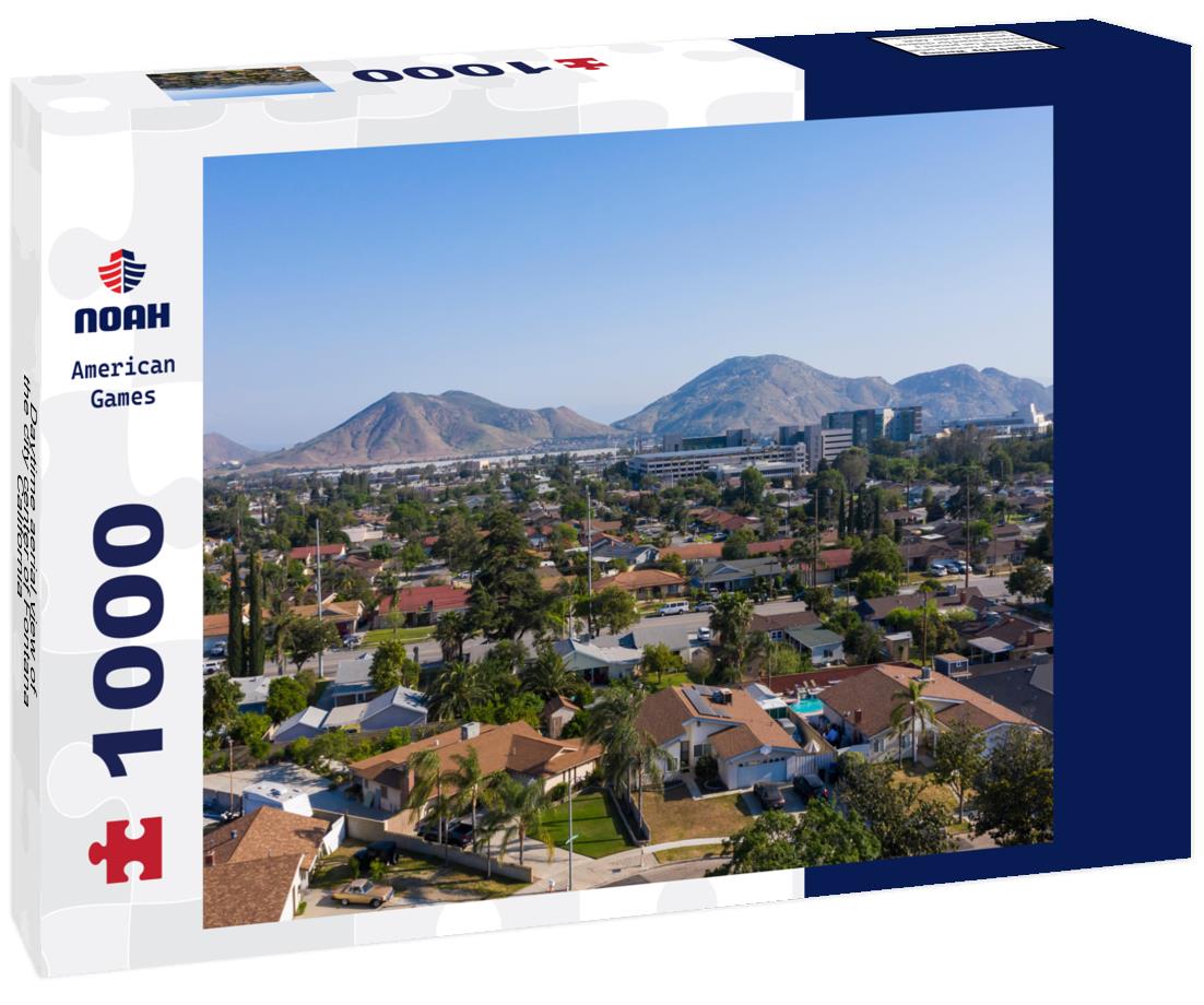 Noah Jigsaw Puzzle Daytime aerial view of the city center of Fontana, California 1000 pieces