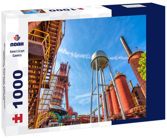Noah Jigsaw Puzzle Birmingham, Alabama, USA historic Sloss pig iron blast furnace 1000 pieces