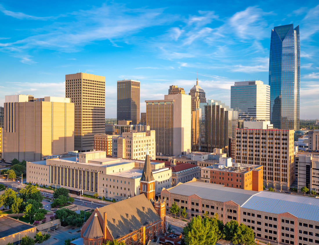 Noah Jigsaw Puzzle Oklahoma City, Oklahoma, USA downtown skyline in the afternoon 1000 pieces