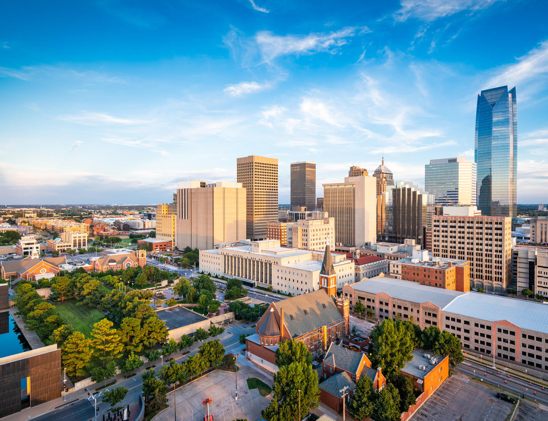 Noah Jigsaw Puzzle Oklahoma City, Oklahoma, USA downtown skyline in the afternoon 1000 pieces