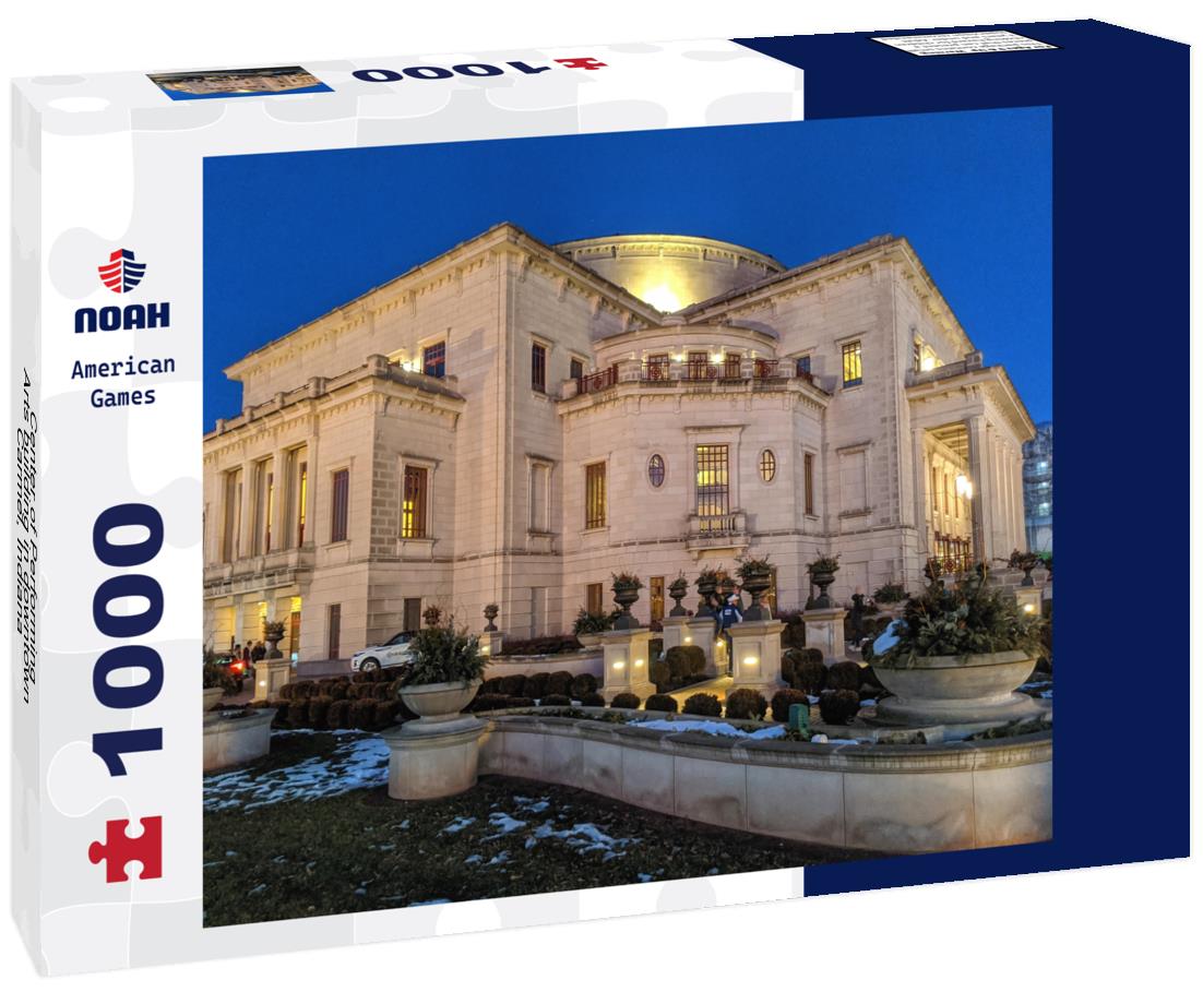Noah Jigsaw Puzzle Center of Performing Arts building in downtown Carmel, Indiana 1000 pieces