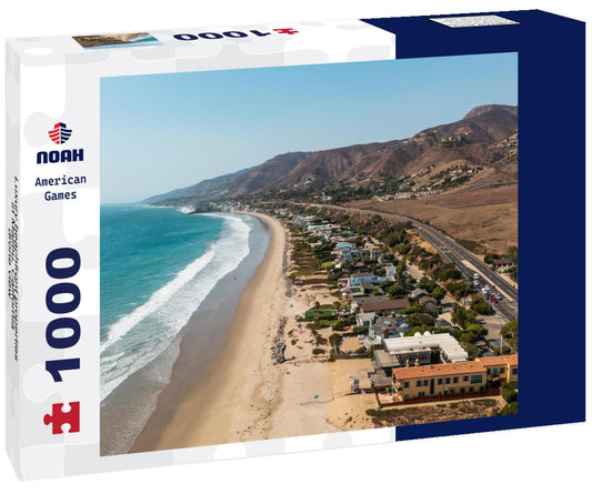 Noah Jigsaw Puzzle Luxury beachfront properties in Malibu, California, drone view 1000 pieces