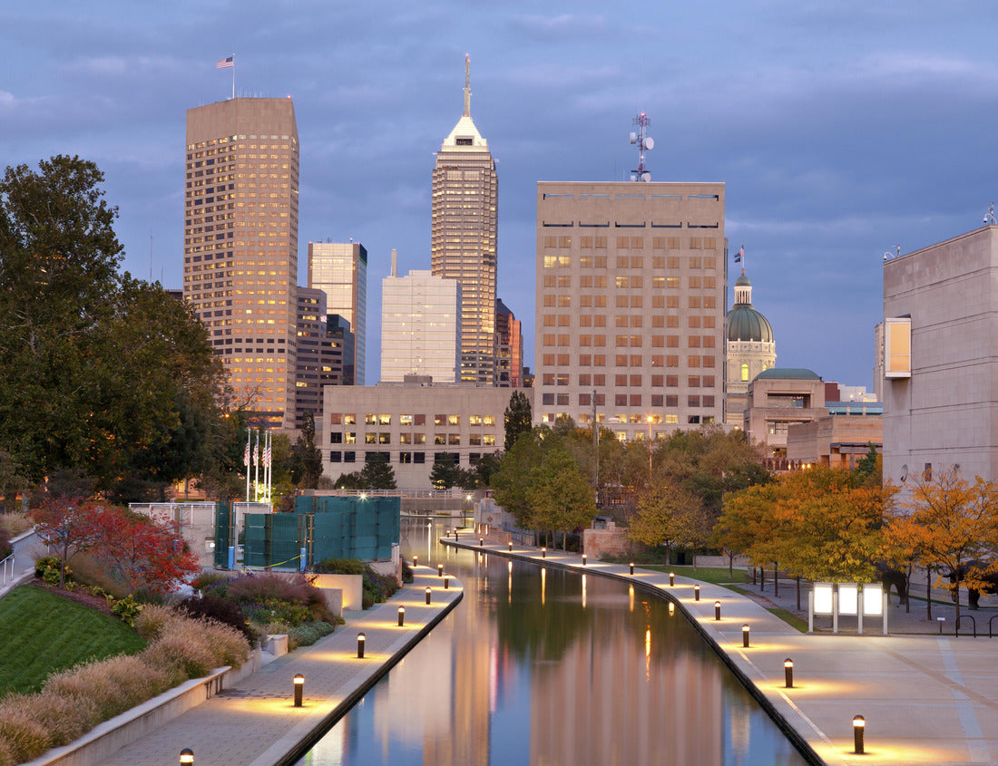 Noah Jigsaw Puzzle Indianapolis. Image of downtown Indianapolis, Indiana in autumn 1000 pieces