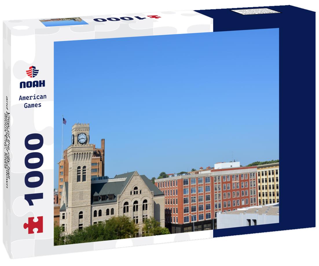 Noah Jigsaw Puzzle View of the city hall and buildings of downtown Sioux City, Iowa 1000 pieces