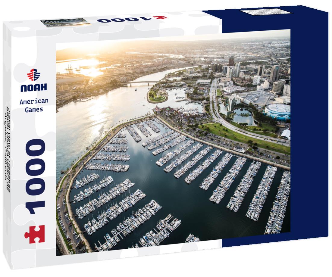 Noah Jigsaw Puzzle Aerial view of Redondo Beach Marina near Los Angeles, California 1000 pieces