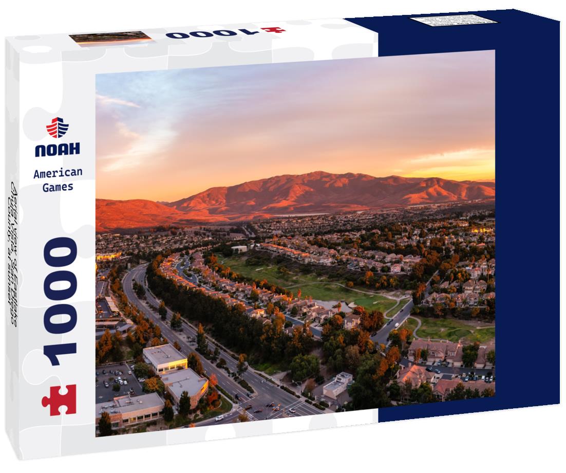 Noah Jigsaw Puzzle Aerial view of Eastlake Chula Vista, San Diego County, at sunset 1000 pieces