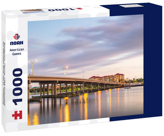 Noah Jigsaw Puzzle Bradenton, Florida, USA Innenstadt am Manatee River bei Dämmerung 1000 pieces