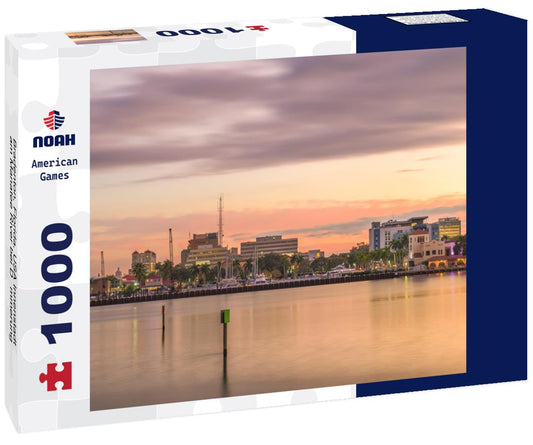 Noah Jigsaw Puzzle Bradenton, Florida, USA Innenstadt am Manatee River bei Dämmerung 1000 pieces