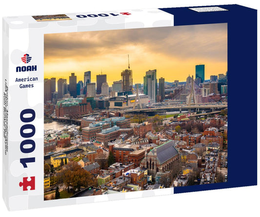 Noah Jigsaw Puzzle Boston, Massachusetts, USA downtown city skyline from Bunker Hill 1000 pieces