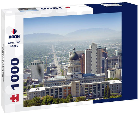 Noah Jigsaw Puzzle Salt Lake City Panorama and Capital Building. Salt Lake City, Utah 1000 pieces