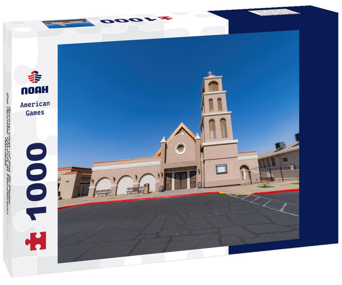 Noah Jigsaw Puzzle Sunny view of the St Peter the Apostle church at Henderson, Nevada 1000 pieces
