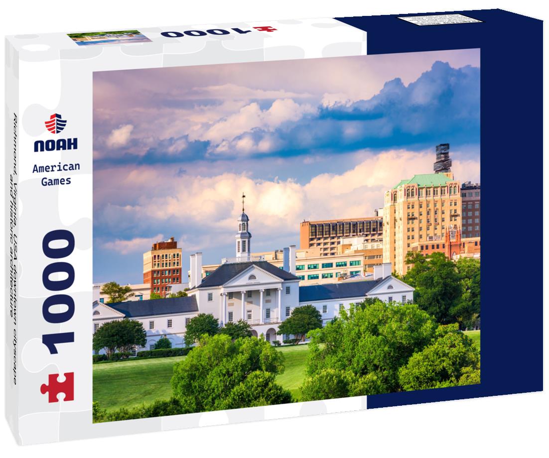 Noah Jigsaw Puzzle Richmond, Virginia, USA downtown cityscape and historic architecture 1000 pieces
