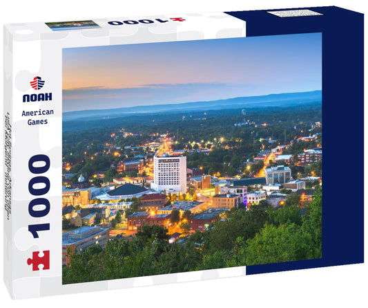 Noah Jigsaw Puzzle Hot Springs, Arkansas, USA City Skyline von oben bei Morgendämmerung 1000 pieces