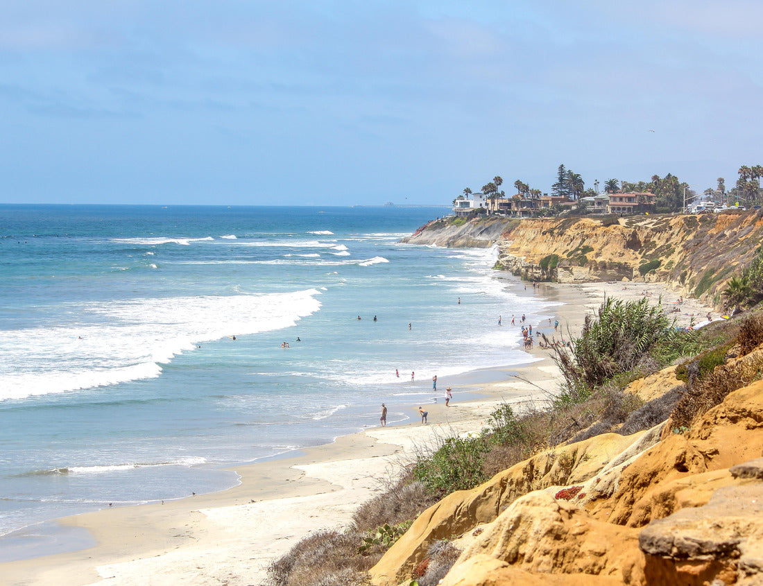 Noah Jigsaw Puzzle Carlsbad bluffs in California overlooking the beach and Pacific Ocean 1000 pieces
