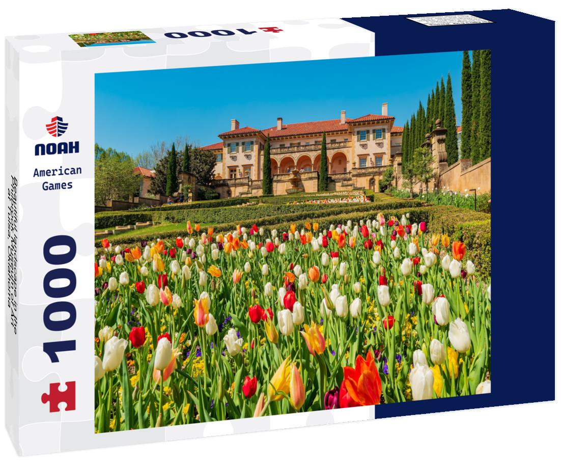 Noah Jigsaw Puzzle Beautiful landscape in the Philbrook Museum of Art at Tulsa, Oklahoma 1000 pieces