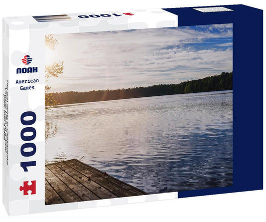 Noah Jigsaw Puzzle The sun rising in Chesapeake, Virginia USA at a local park with a lake 1000 pieces