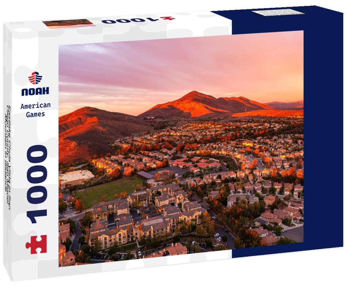 Noah Jigsaw Puzzle Eastlake Chula Vista in San Diego County. San Miguel Mountain in distance 1000 pieces