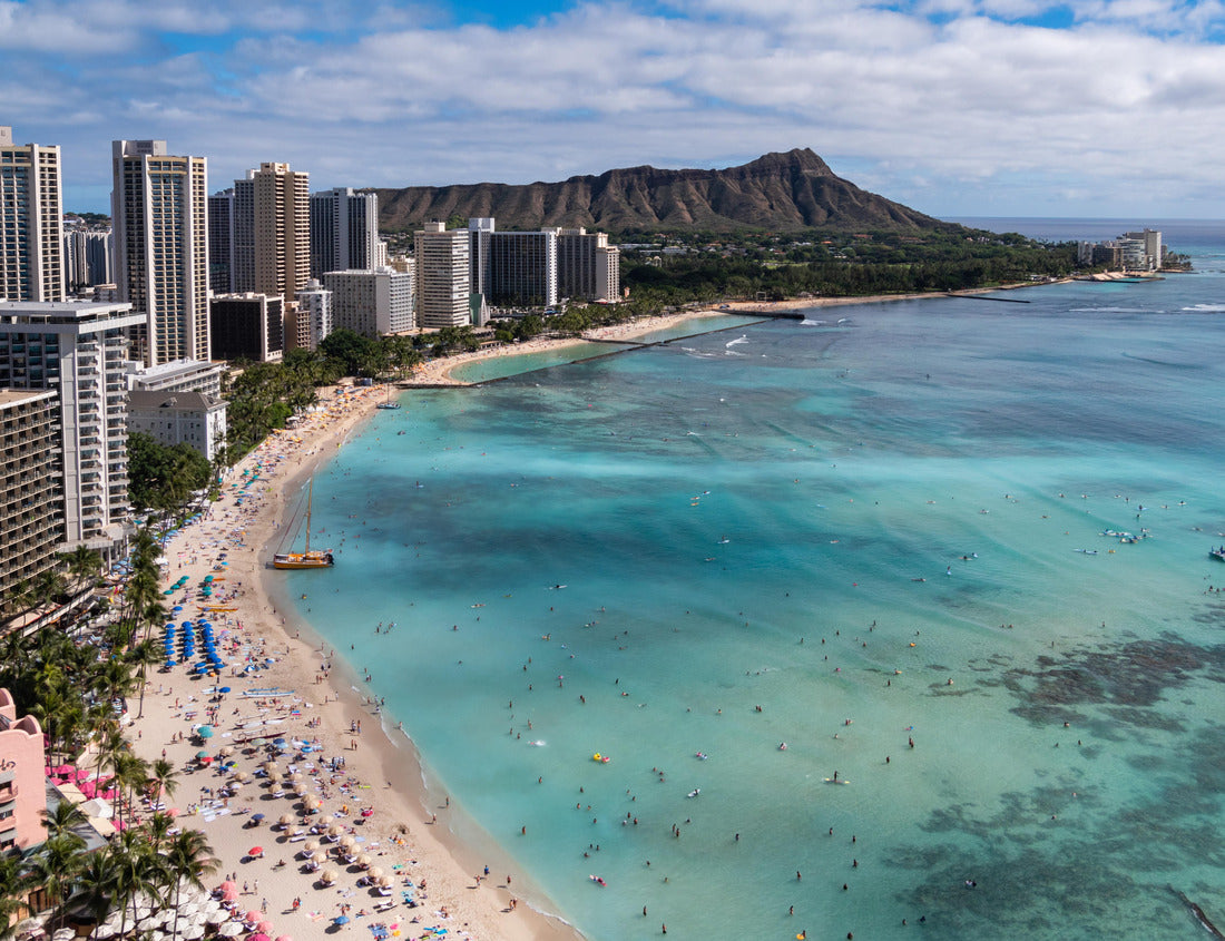 Noah Jigsaw Puzzle A famous tourist destination in Hawaii. From Waikiki Beach to Diamond Head 1000 pieces