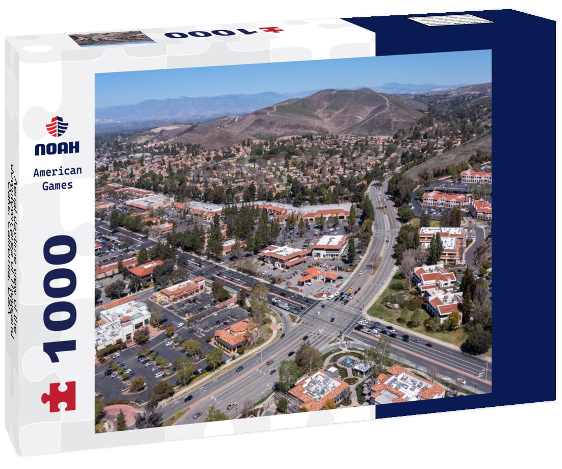 Noah Jigsaw Puzzle Aerial daytime view of the downtown area of Thousand Oaks, California, USA 1000 pieces