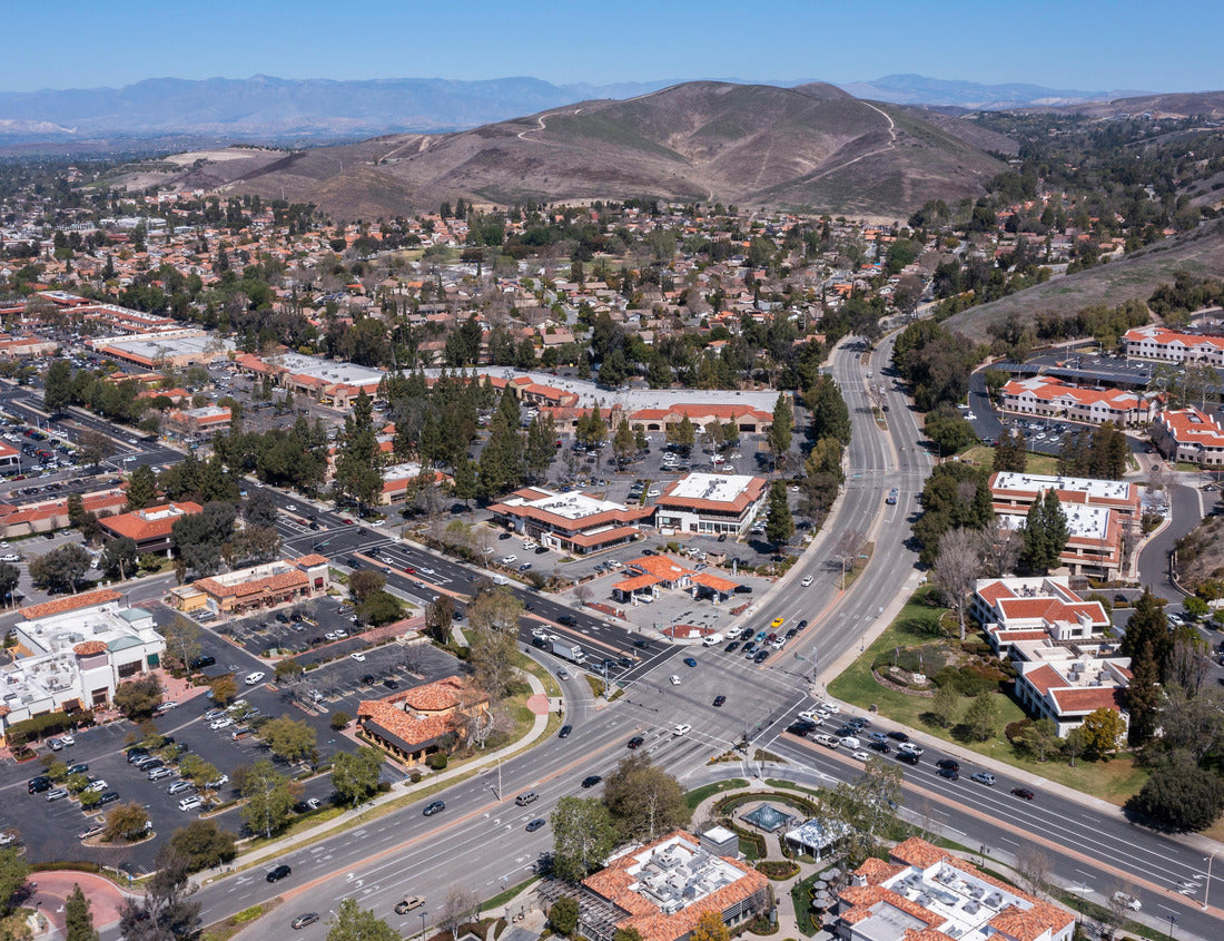 Noah Jigsaw Puzzle Aerial daytime view of the downtown area of Thousand Oaks, California, USA 1000 pieces