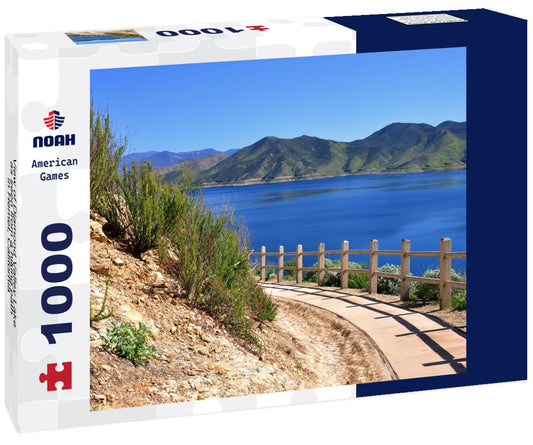 Noah Jigsaw Puzzle View of Diamond Valley Lake as seen from a hiking path in Hemet, California 1000 pieces