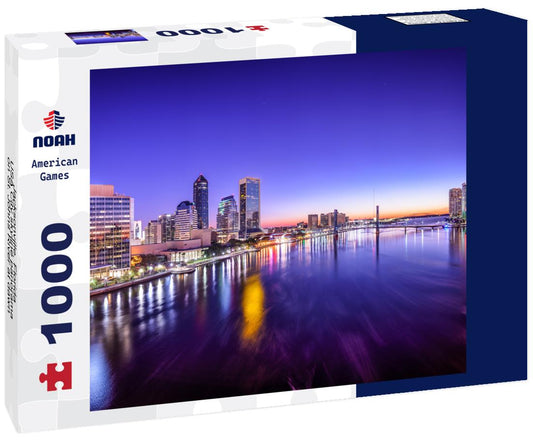 Noah Jigsaw Puzzle Jacksonville, Florida, USA City skyline panorama on St. Johns River at dawn 1000 pieces