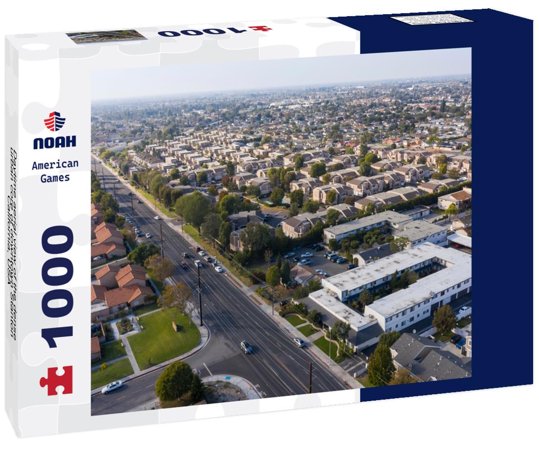 Noah Jigsaw Puzzle Daytime aerial view of the dense urban core of downtown Stanton, California, USA 1000 pieces
