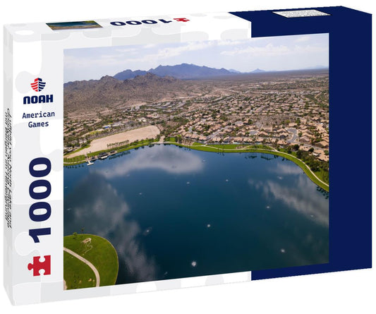 Noah Jigsaw Puzzle Luftbild von North Lake and Goodyear, Arizona Cityscape mit Bergen im Hintergrund 1000 pieces