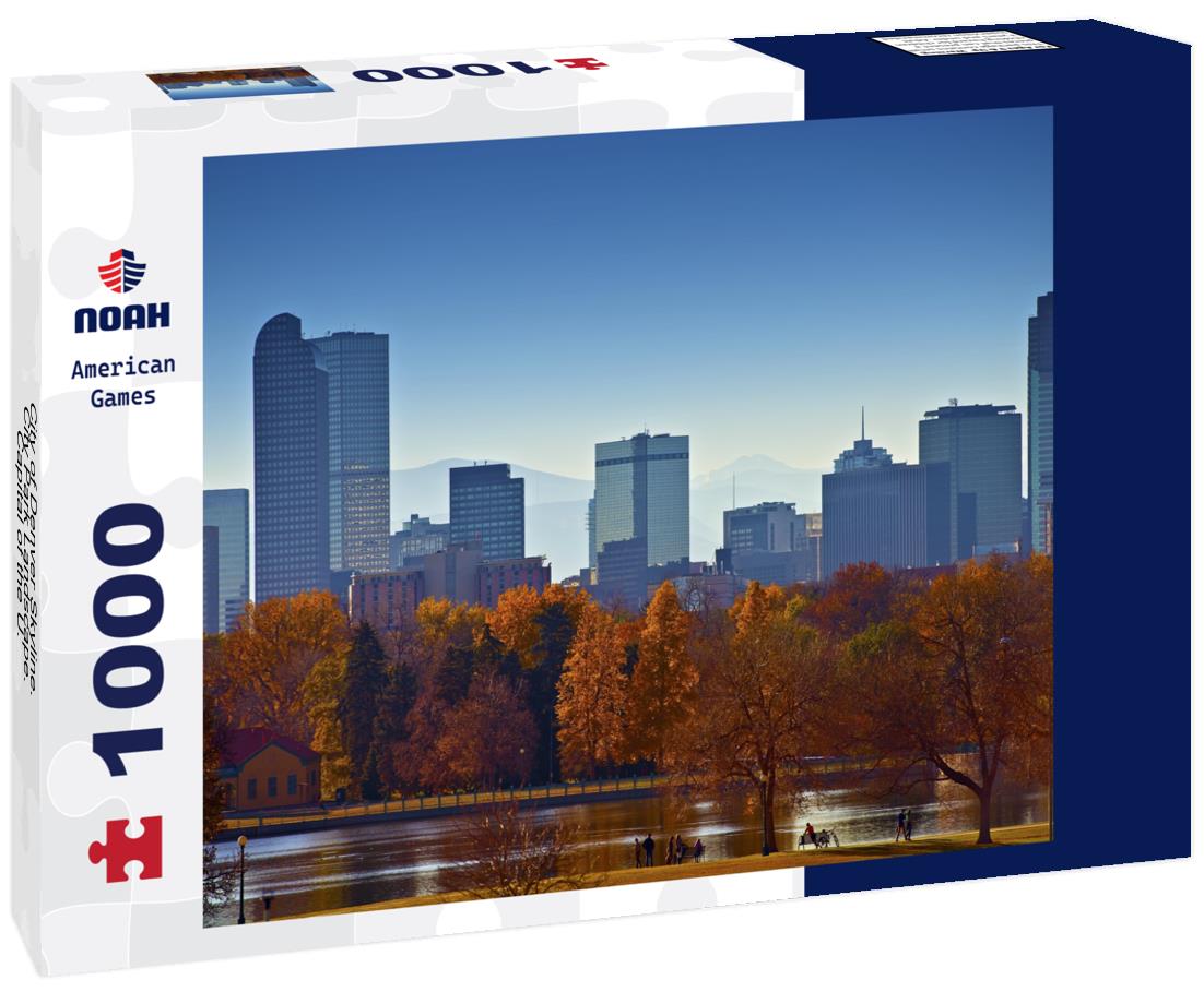 Noah Jigsaw Puzzle City of Denver Skyline. City Park Landscape. Capital of the U.S. State of Colorado 1000 pieces